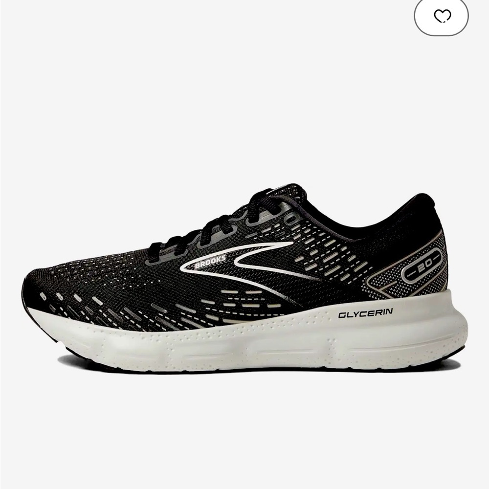 Womens Brooks Glycerin 20 - black size 7.5
